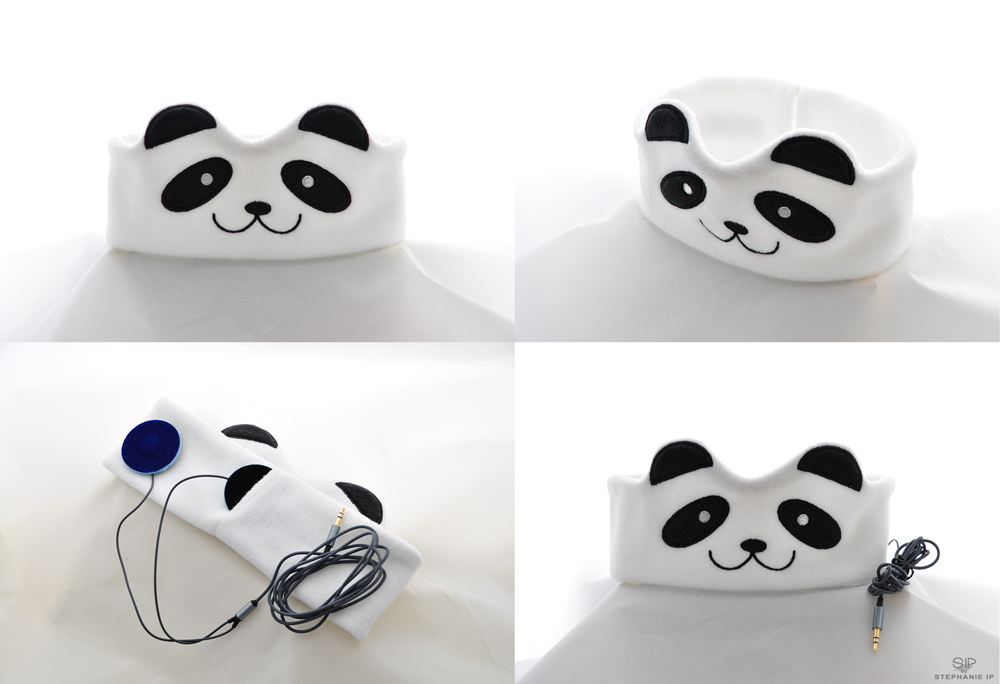 Softgoods Product Shot - Panda CozyPhones