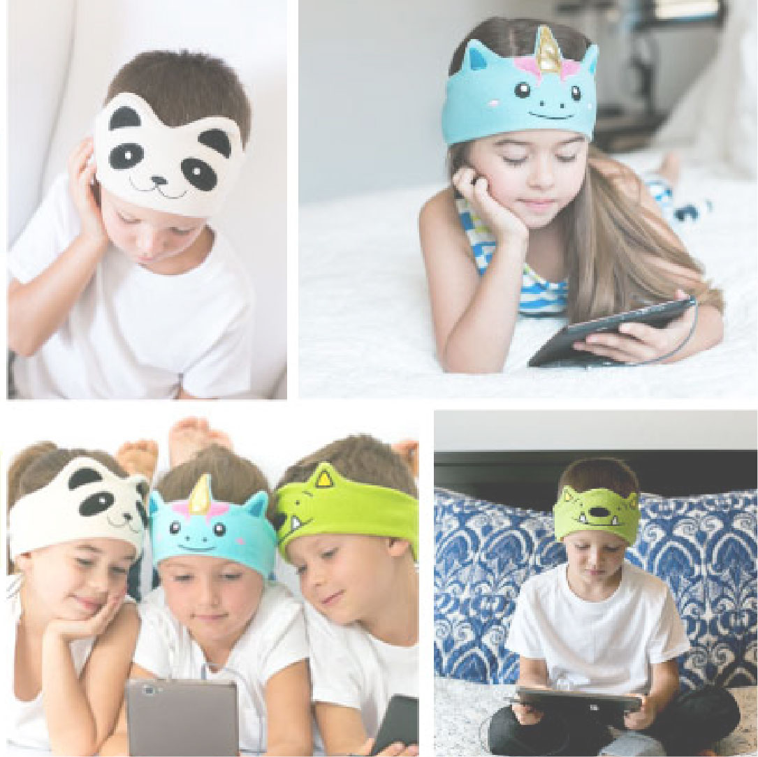 Soft Goods Thumbnail - Kids wearing CozyPhones